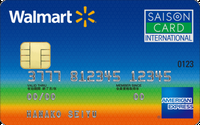 ウォルマートカード セゾン・アメリカン・エキスプレス・カード券面デザイン